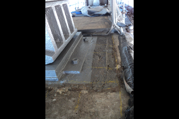 Where possible the reinforcement layout was marked onsite.