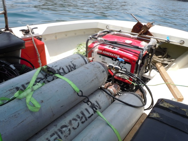 Gas  source for soundings.